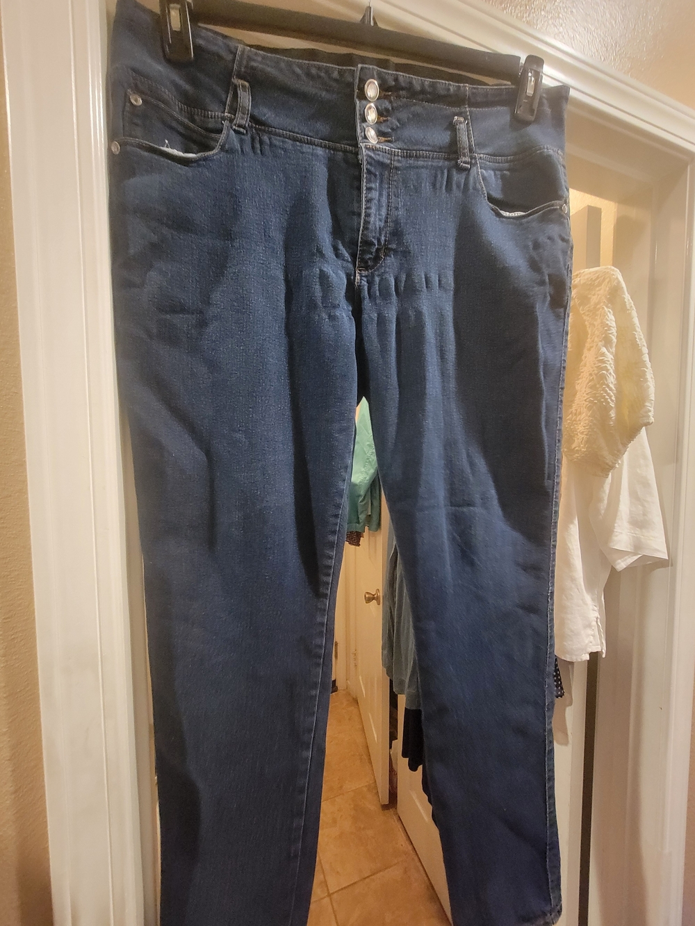 D& B Deep Blue Classic High-Rise Dark Blue Women’s Jeans